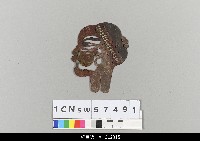 藏品(中國湖北皮影戲偶頭-淨)的圖片